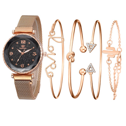 Starry Sky Women’s Magnet Buckle Watch